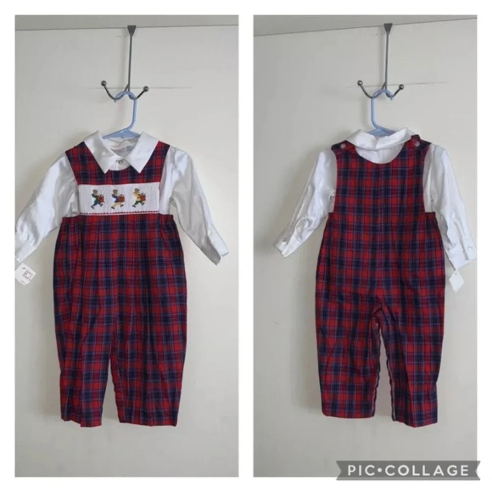 Vintage House of Hatten Boys Two Piece 12 Months New with tags